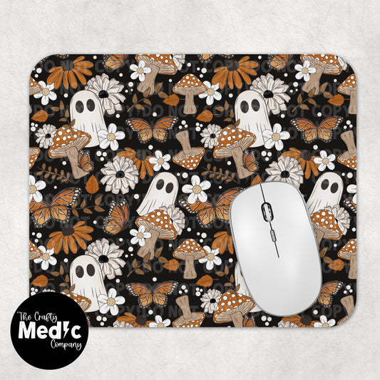 Fall Ghosts - Dark Mouse Pad