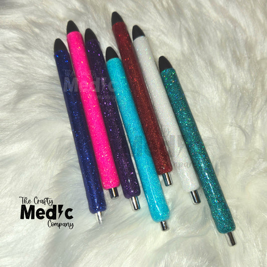 Black Ink Glitter Pens