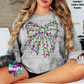 Christmas Lights Bow - Crewneck