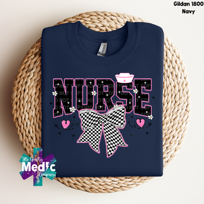 Nurse Bow - Crewneck