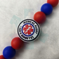 Diabetes Medical Alert - Silicone Beaded Keychain