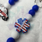 EMS - Silicone Beaded Keychain