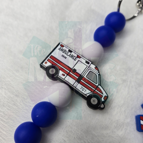 EMS - Silicone Beaded Keychain