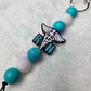 RN - Silicone Beaded Keychain